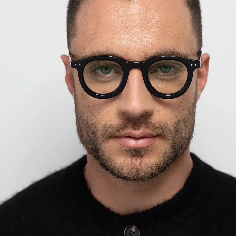 Why Round Black Optical Frames Feel More Precise