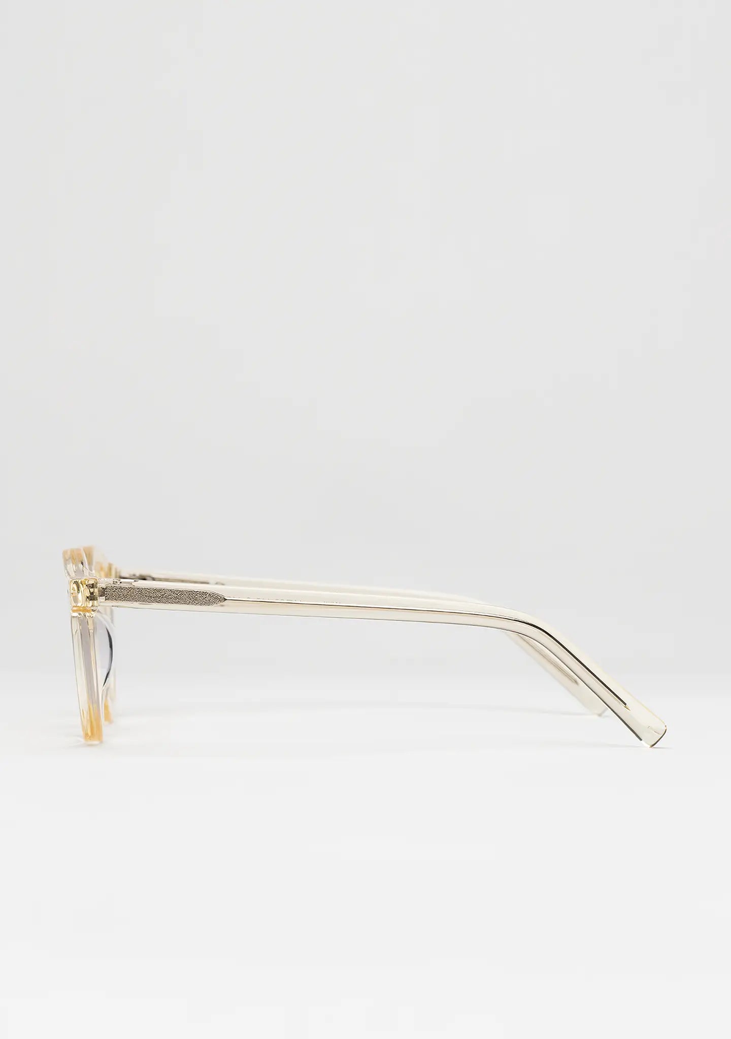 William Crystal Yellow Bold Round Blue Light Blocking Glasses - Bo Bo Noir